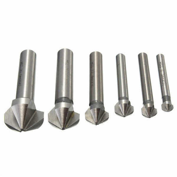 90 Degrees HSS Countersink Drill Bit | 6.3mm-20.5mm Chamfer for Wood Working - Image 4